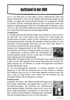Vorschau - Arbeitsblätter - Aufstand in der DDR - Seite 1