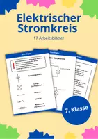 Vorschau - Arbeitsblätter - Elektrischer Stromkreis - 7. Klasse - Physik - Deckblatt