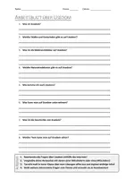 Vorschau - Arbeitsblätter - Lernplakat + AB mit Fragen zum Thema "Usedom" + Lösungsblatt + Infografik - Seite 1