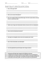 Vorschau - Arbeitsblätter - AB mit Fragen zum Thema "Giuseppe Verdi" + Lösungsblatt + Mindmap + Infografik - Deckblatt