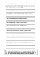 Vorschau - Arbeitsblätter - Lernplakat + AB mit Fragen zum Thema "Vereinigte Arabische Emirate" + Lösungsblatt + Infografik - Seite 1