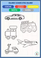 Vista previa - Tarjetas / Manipulativos - Los medios de transporte. Cuaderno de actividades - página 3