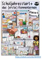 Vorschau - Arbeitsblätter - Kennenlernen mit einem Bingo (Klasse 3-6) Spiel Kennenlernspiel - Seite 3