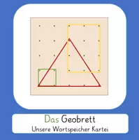 Vorschau - Bildkarten - Geobrett Wortspeicher - Deckblatt