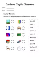 Vista previa - Unidades / Secuencias / Situaciones de Aprendizaje - Cuaderno Inglés Classroom - página 1
