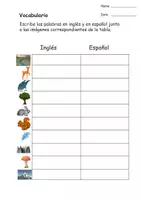 Vista previa - Unidades / Secuencias / Situaciones de Aprendizaje - Cuaderno Inglés Nature - página 3