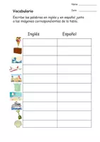 Vista previa - Unidades / Secuencias / Situaciones de Aprendizaje - Cuaderno Inglés Vacation - página 3
