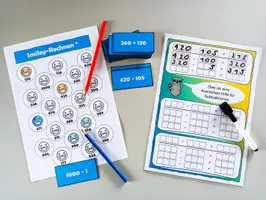Vorschau - Unterrichtsreihen - Zahlenraum 1000, 45 spielerische Materialien - Seite 1