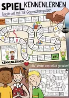 Vorschau - Spiele - Kennenlernen - Brettspiel mit 38 Gesprächsfragen / Schuljahresanfang - Deckblatt