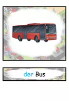 Vorschau - Präsentationen/Tafelbilder - Bildkarten und Wortkarten "Im Straßenverkehr" Orientierung in der Stadt - DaZ / DaF / Deutsch - Seite 2