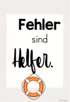 Vorschau - Bildkarten - positive Affirmationen "Fehler sind Helfer" - Aushang & Karten - Seite 3