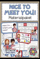 Vorschau - Arbeitsblätter - Nice to meet you - Erste Dialoge in Englisch (Materialpaket) - Deckblatt