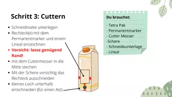 Vorschau - Arbeitsblätter - Materialpaket upcycling Vogelhaus (Tetra-Pak) - Seite 3