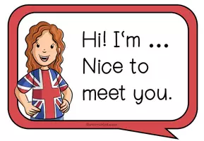 Vorschau - Poster - Conversation Bubbles - English for Beginners (+ bearbeitbare Sprechblasen) - Seite 3