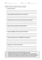 Vorschau - Arbeitsblätter - Lernposter + AB mit Fragen zum Thema "Jules Verne" + Lösungsblatt + Infografik - Seite 1