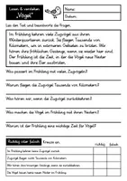 Vorschau - Arbeitsblätter - Lesen und verstehen - Frühling - Leseverständnis/Leseverstehen - Seite 2