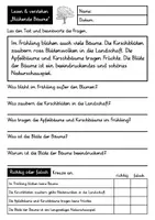 Vorschau - Arbeitsblätter - Lesen und verstehen - Frühling - Leseverständnis/Leseverstehen - Seite 3