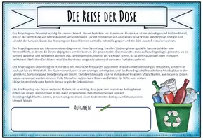 Vorschau - Aufgabenkarten - DEUTSCH - Vielseitige Textkarten mit freiem Feld für Aufgaben - Seite 3