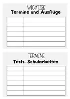 Vorschau - Arbeitsblätter - Hausaufgabenheft - Hausaufgaben - Eulenklasse - Eule - Seite 3