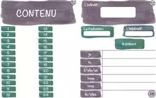 Vorschau - Arbeitsblätter - VERBHEFT - 1. Lernjahr (cahier de verbes) - Seite 3