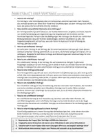 Vorschau - Arbeitsblätter - AB mit Fragen zum Thema "Vertrag" + Lösungsblatt + Infografik - Seite 2