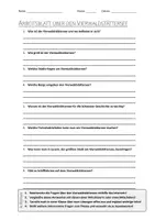 Vorschau - Arbeitsblätter - AB mit Fragen zum Thema "Vierwaldstättersee" + Lösungsblatt - Deckblatt