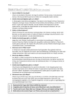 Vorschau - Arbeitsblätter - AB mit Fragen zum Thema "Villach" + Lösungsblatt - Seite 1