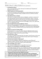 Vorschau - Arbeitsblätter - AB mit Fragen zum Thema "Vilnius" + Lösungsblatt - Seite 1