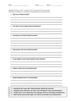 Vorschau - Arbeitsblätter - Lernposter + AB mit Fragen zum Thema "Volksentscheide" + Lösungsblatt + Infografik - Seite 1