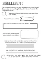 Vorschau - Arbeitsblätter - Bibellesen - Seite 1