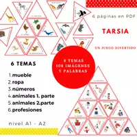 Vista previa - Juegos / Gamificación - El juego de tarsia para practicar el vocabulario (1. parte) - Portada