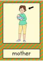 Vista previa - Refuerzo / NEE / Materiales de apoyo - Family: flash cards // La familia: tarjetas con imágenes (inglés) - página 3