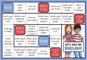 Vista previa - Hojas de trabajo - NICE TO MEET YOU - Conversation Board Game (English for Beginners) - página 1