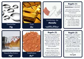 Vorschau - Stationenlernen - Die Spannungsreihe - Spiel "Armdrücken der Metalle" - Deckblatt