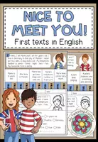 Vista previa - Hojas de trabajo - NICE TO MEET YOU - First texts in English (10 Reading Comprehensions) - Portada