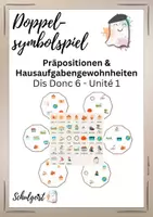 Vorschau - Spiele - Doppelsymbolspiel Französisch Dis Donc 6 - Unité 1 - Deckblatt