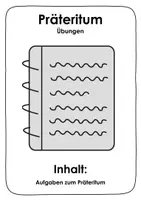 Vorschau - Arbeitsblätter - Präteritum. Übungen/Wiederholung. Vertretungsstunden - Deckblatt