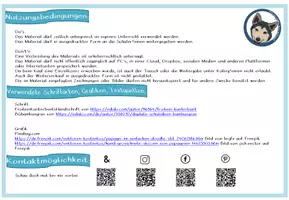 Vorschau - Poster - editierbarer Stundenplan Papageienklasse #Klassentier - Seite 1