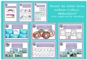Vorschau - Poster - editierbarer Stundenplan Einhornklasse #Klassentier - Seite 2
