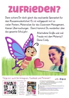 Vorschau - Mal- und Bastelvorlagen - Schmetterlingsklasse Lobkärtchen Stempelkarte Klassentier Schmetterling - Seite 3