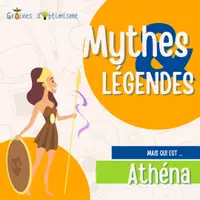 Aperçu - Apprentissages en autonomie - J'apprends avec Graines d'O - Mythologie - Athéna - Page de couverture