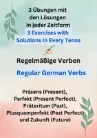 Vorschau - Arbeitsblätter - Regular German Verbs - Exercises with Solutions in Every Tense - Deckblatt