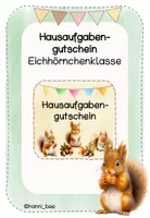 Vorschau - Bildkarten - Materialpaket Eichhörnchenklasse Klassenzimmer/Rituale/Schulstart/Einschulung - Seite 1