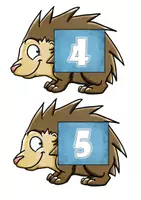 Vorschau - Stationenlernen - Mathematik - Schulanfang - Herbst - Legematerial - Igel - Zahlenraum 10 - Additionen - Seite 3