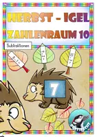 Vorschau - Unterrichtsreihen - Materialpaket - Igel- Zahlenraum 10 - Addieren und subtrahieren - Legematerial - Seite 1