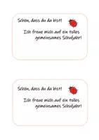 Vorschau - Anderer Materialtyp - Schulbeginn: Schön, dass du da bist! - Seite 1