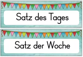 Vorschau - Arbeitsblätter - Satz des Tages/ Satz der Woche/ Wort des Tages (Klasse 2) - Seite 2