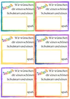 Vorschau - Mal- und Bastelvorlagen - Materialpaket: Schulstart / Stundentransparenz (editierbar) - Seite 2