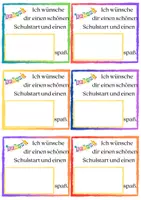 Vorschau - Mal- und Bastelvorlagen - Materialpaket: Schulstart / Stundentransparenz (editierbar) - Seite 3