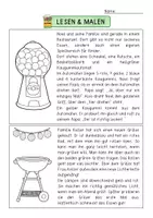 Vorschau - Arbeitsblätter - 15 Lesearbeitsblätter (abwechslungsreiche Übungen) - Seite 1